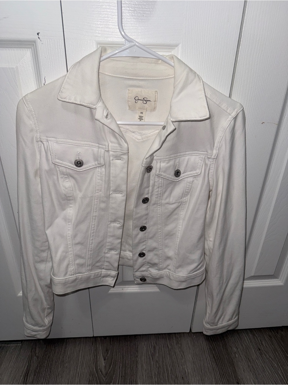 Jessica Simpson White Denim Jacket - Women's
